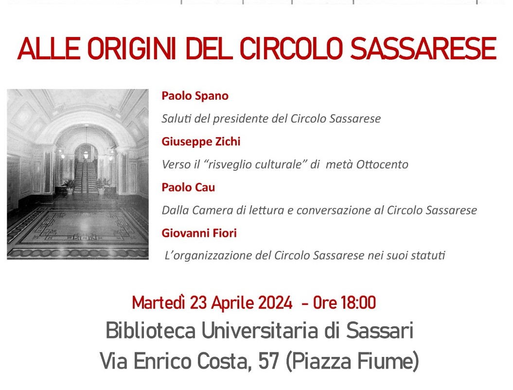 “Alle Origini del Circolo Sassarese”